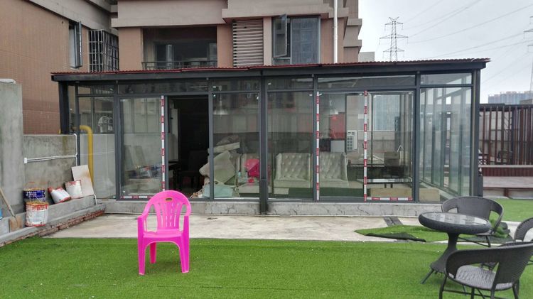 绣球花|2年前买了个300㎡的露台，打造成屋顶花园，在都市过上了田园生活