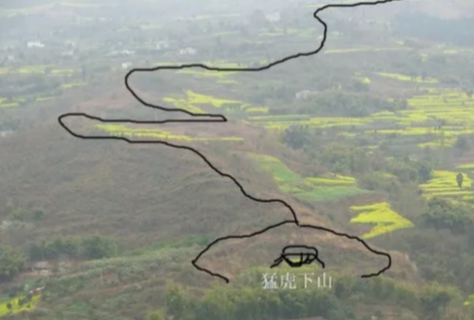 |用标准的阴宅实地图练手点穴