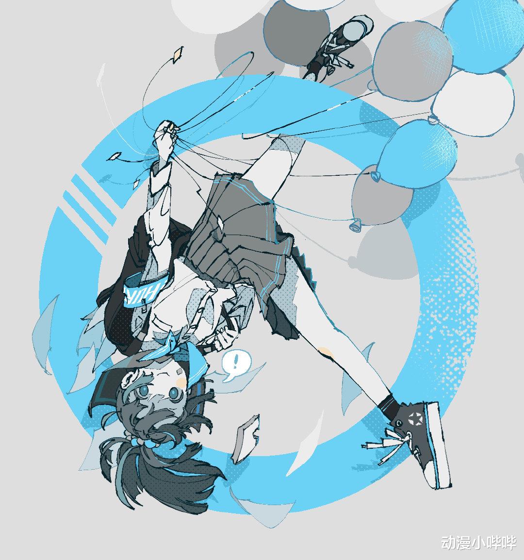 畫師|畫師將幾何圖形“擬人化”，網友：單身久了，看個圓圈都眉清目秀