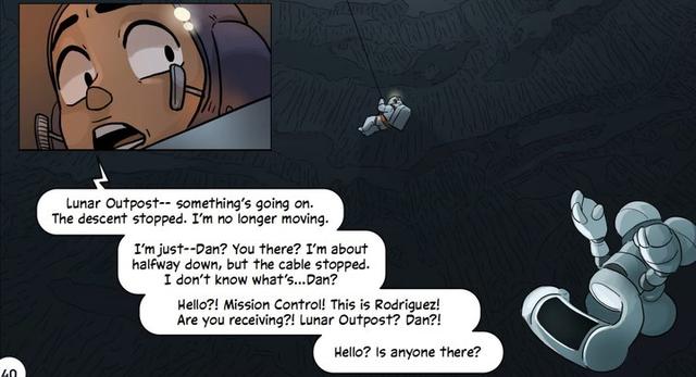 细胞分裂 NASA 发布首部交互图像小说，和机器人、宇航服、月球前哨面对面