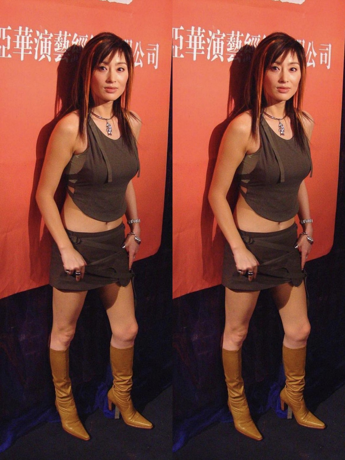 白小白的衣橱|张敏私下里还挺会穿的，穿“锡纸裙”看着挺保守，但腰条真够细的