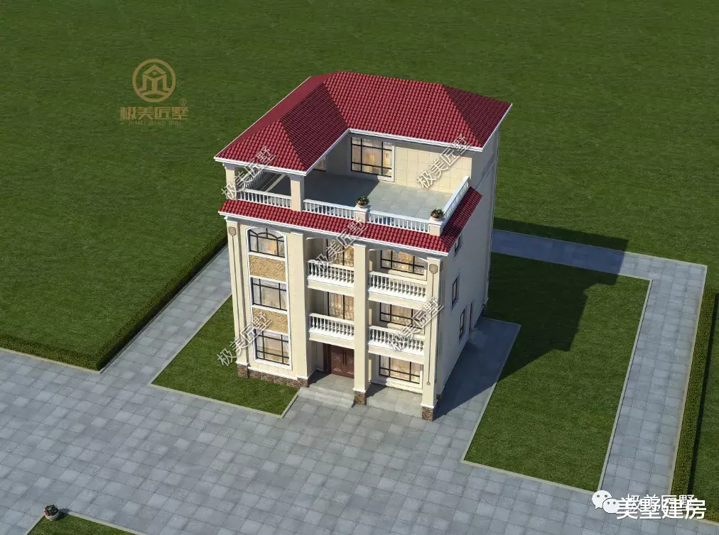 建房还是四层的好，高端大气风景宜人，你不能错过的设计