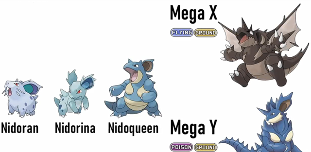 網友自制XY兩種Mega進化形態，尼多後像怪鱷龍，尼多王則是暴君-圖5