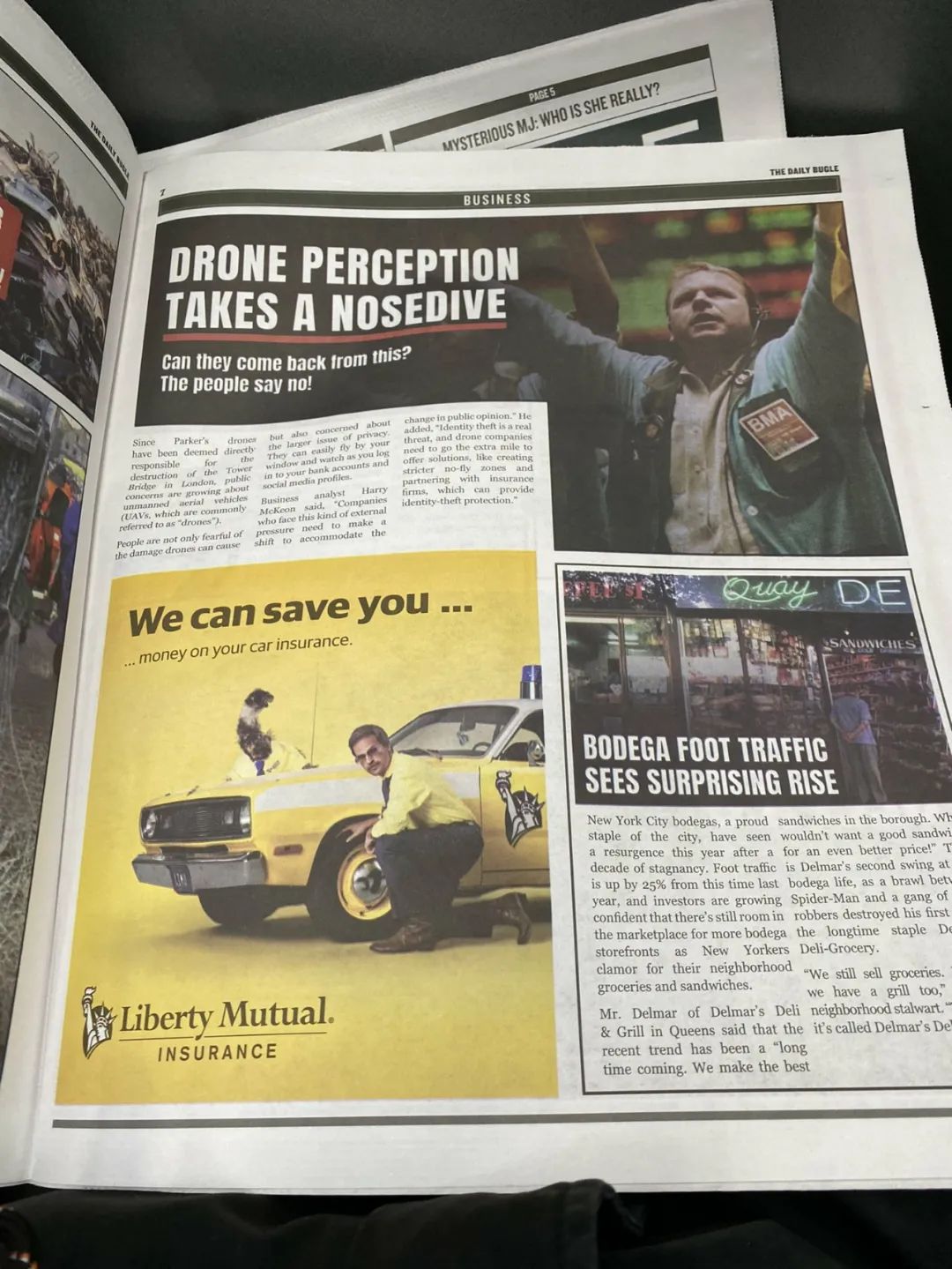 周杰伦|蜘蛛侠《号角日报》报亭出现在现实中，也太强了吧