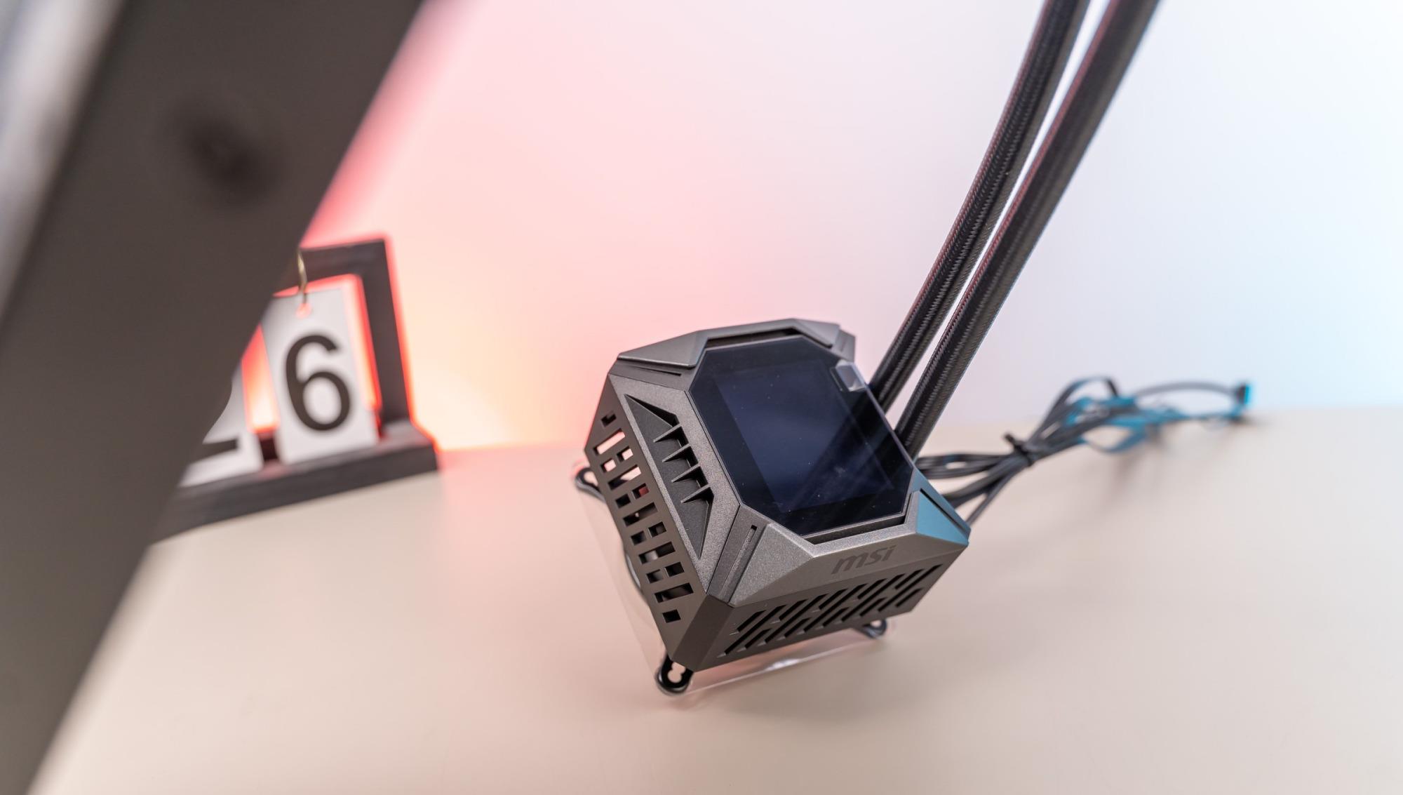 CPU|外观精致漂亮,性能非常强大、微星寒霜K360一体式水冷散热 评测