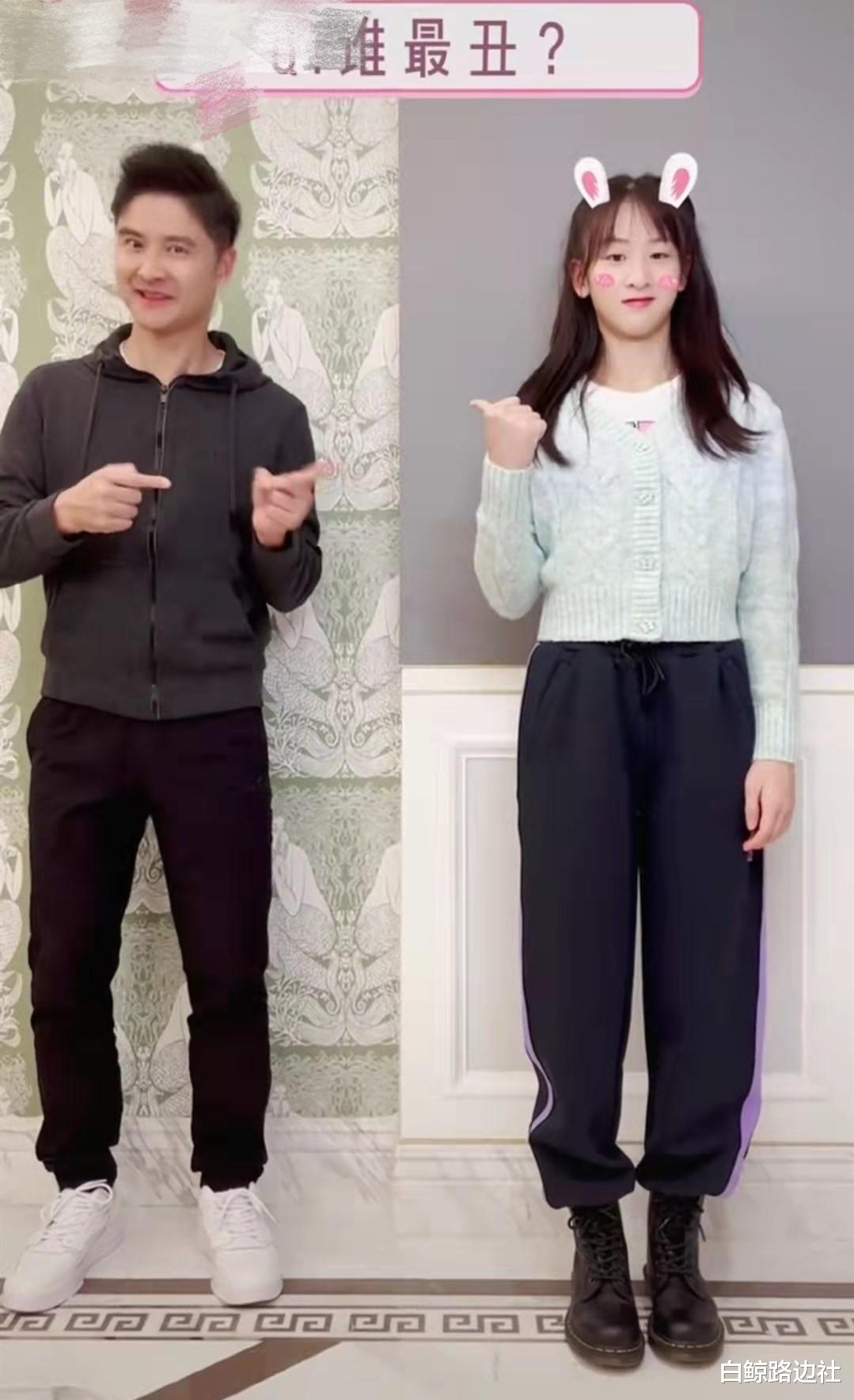 田雨橙|田亮晒13岁女儿近照！森碟长发披肩大长腿瞩目，身高超171爸爸？