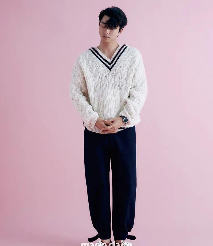 育邻人|组图：“不老男神”孔刘秋季杂志大片，温柔成熟笑容迷人