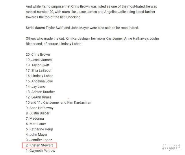 好莱坞|一桩丑闻直接毁掉当红女星，暮光女如何把一手好牌打烂？