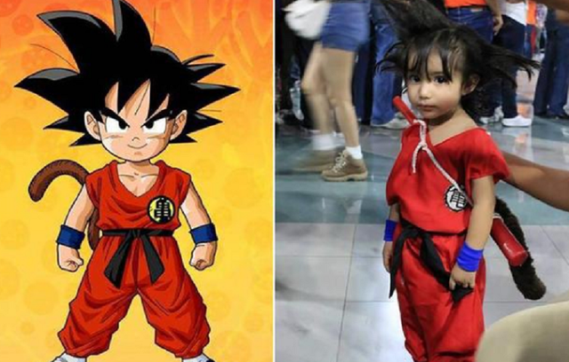 |回头率超高的小学生COS，单纯可爱惹人怜，网友：不出道可惜了