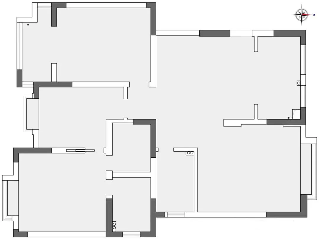 老房翻新 | 129平素色调三居室,整体的搭配,诠释了简约与耐看