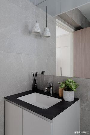 深而不阴暗的装修,看着真漂亮,116㎡两口之家,阳台还带个洗衣房