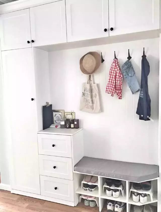 |玄关鞋柜这样装,漂亮又实用,一进门就能轻松换鞋!