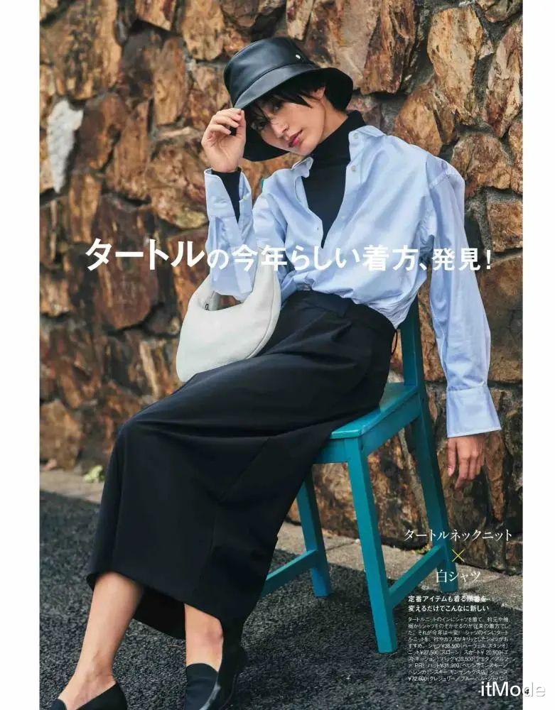 itMode “衬衫+毛衣”叠穿，今年秋冬这样穿真的好看死了！