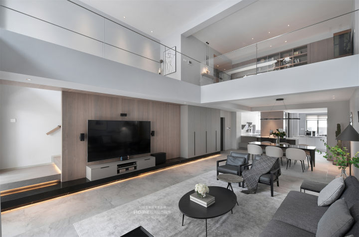 |300平现代简约复式，楼梯改造方案绝了