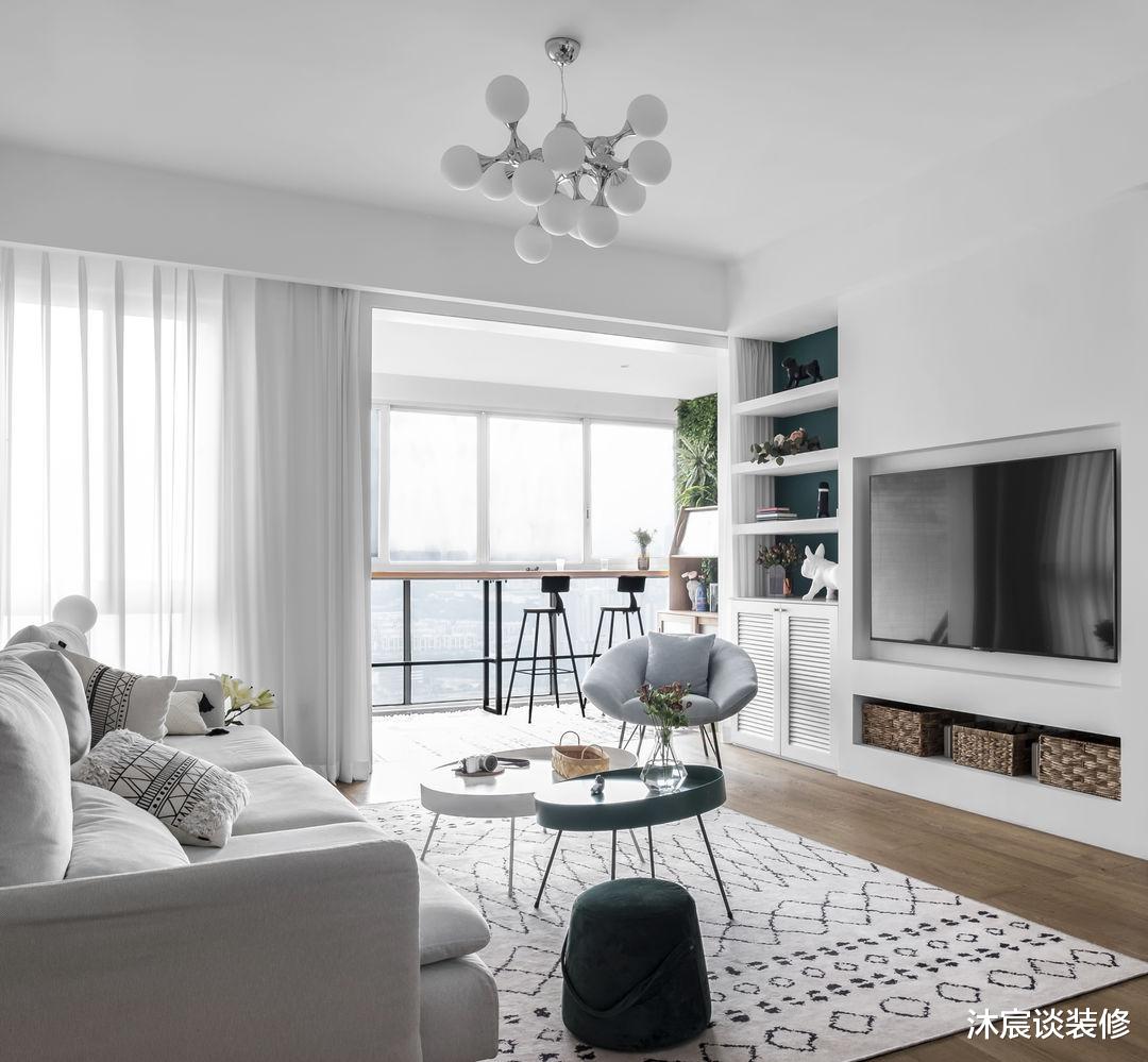 沐宸谈装修|向往田园生活的夫妻俩，把家装得清爽大方，还有让人快乐的大阳台