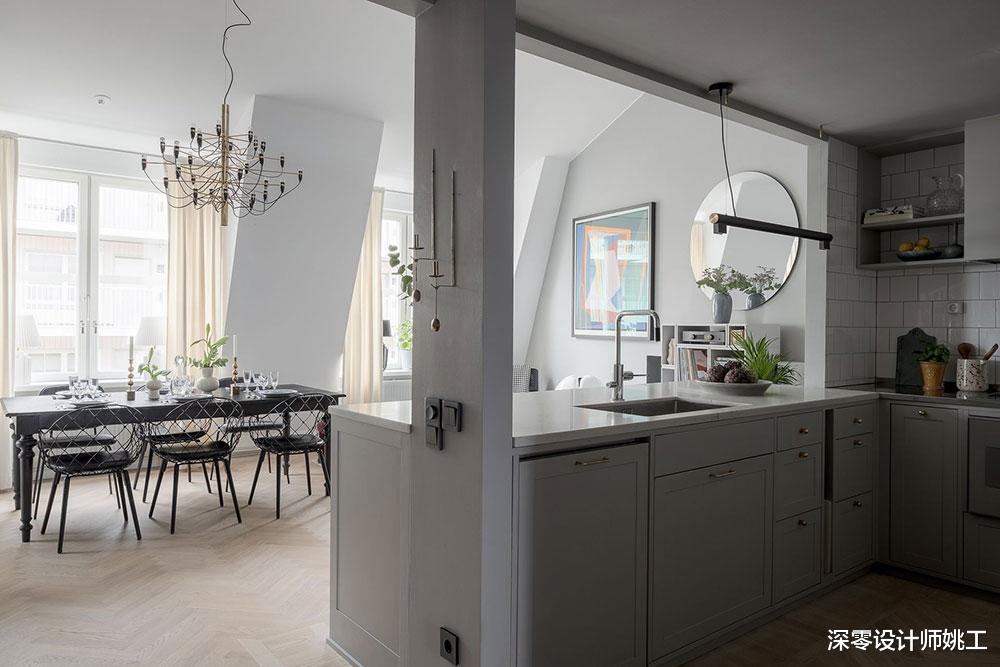 小情侣110㎡现代复式，整屋灰色打造简约风，自带大气感！