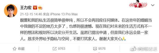 王力宏|王力宏8年婚姻内幕：前妻李靓蕾学历造假，曾是杨丞琳的伴舞
