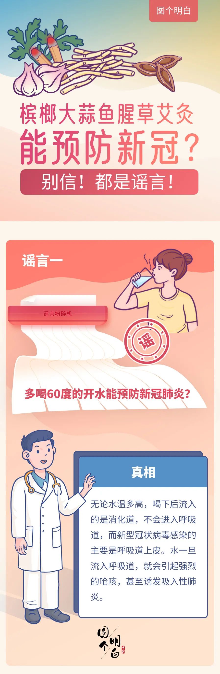 瓜州县融媒体中心 预防新冠病毒的“妙招”?这些谣言你别信!