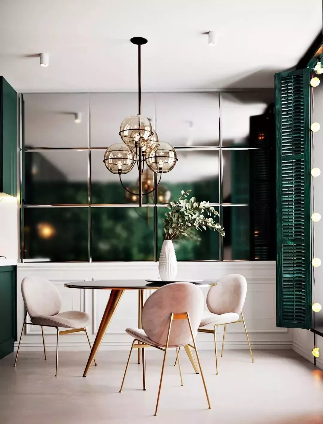 餐厅面积小不要紧，这样装一样实用又美观！