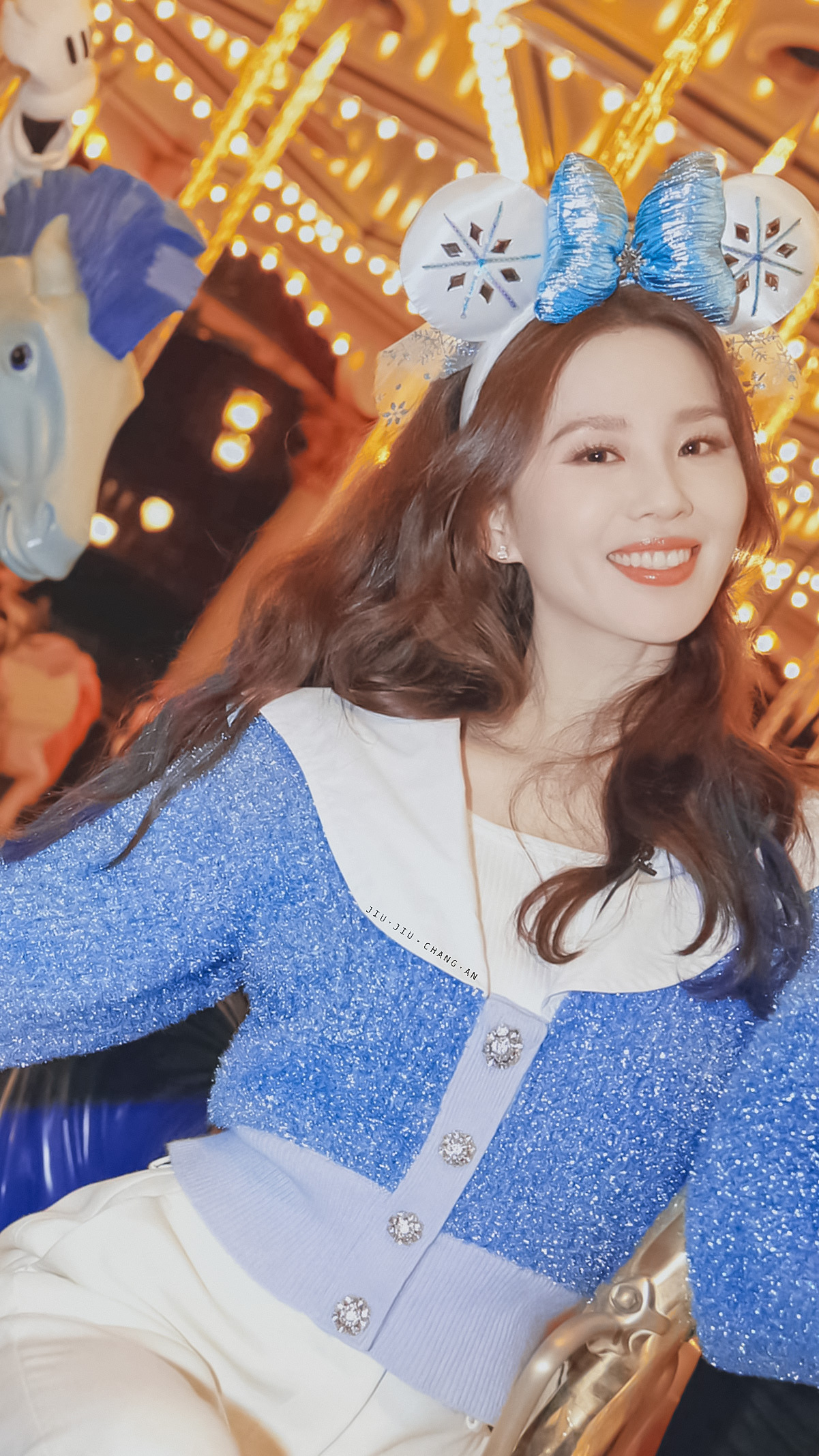 迪士尼|刘诗诗迪士尼适配度也太高了吧！真的不是童话现场吗？