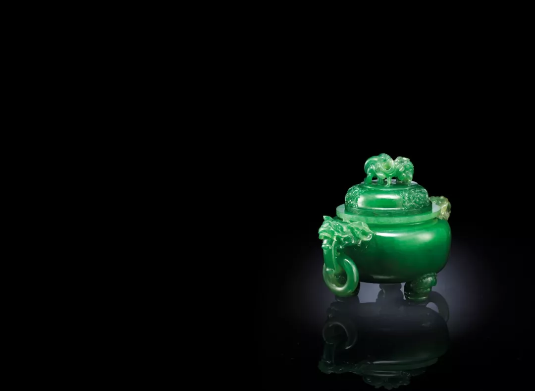 翡翠|百年罕见的翡翠香炉770万就卖了，如今佳士得估价四千万