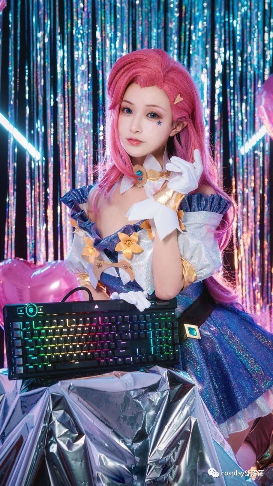 |cos：星籁歌姬萨勒芬妮cos正片@鬼舞