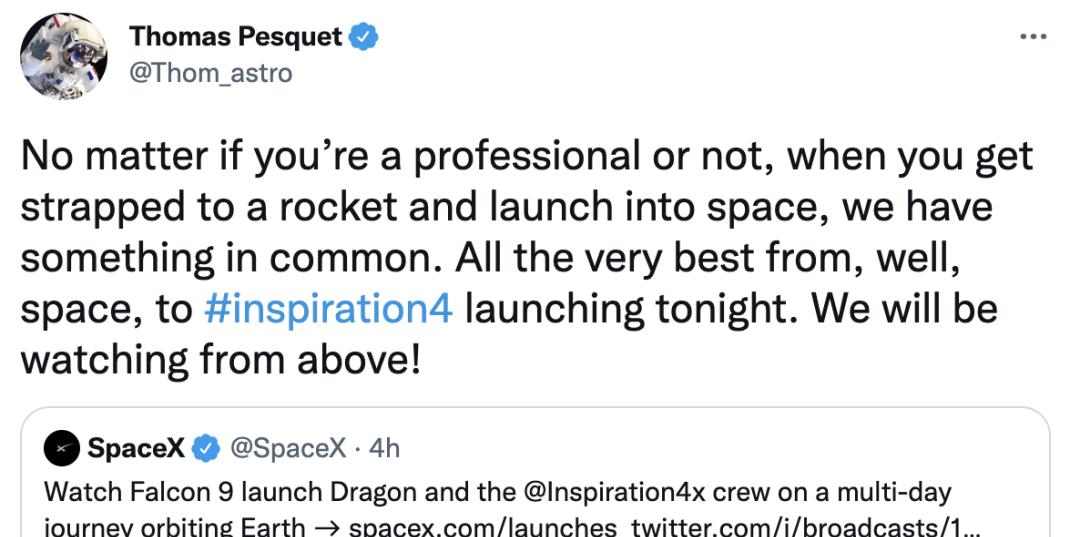 引力波 三手火箭载二手飞船送四名平民上太空，一名富豪买单