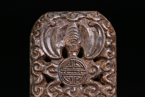 沉香|清 老沉香福寿香囊