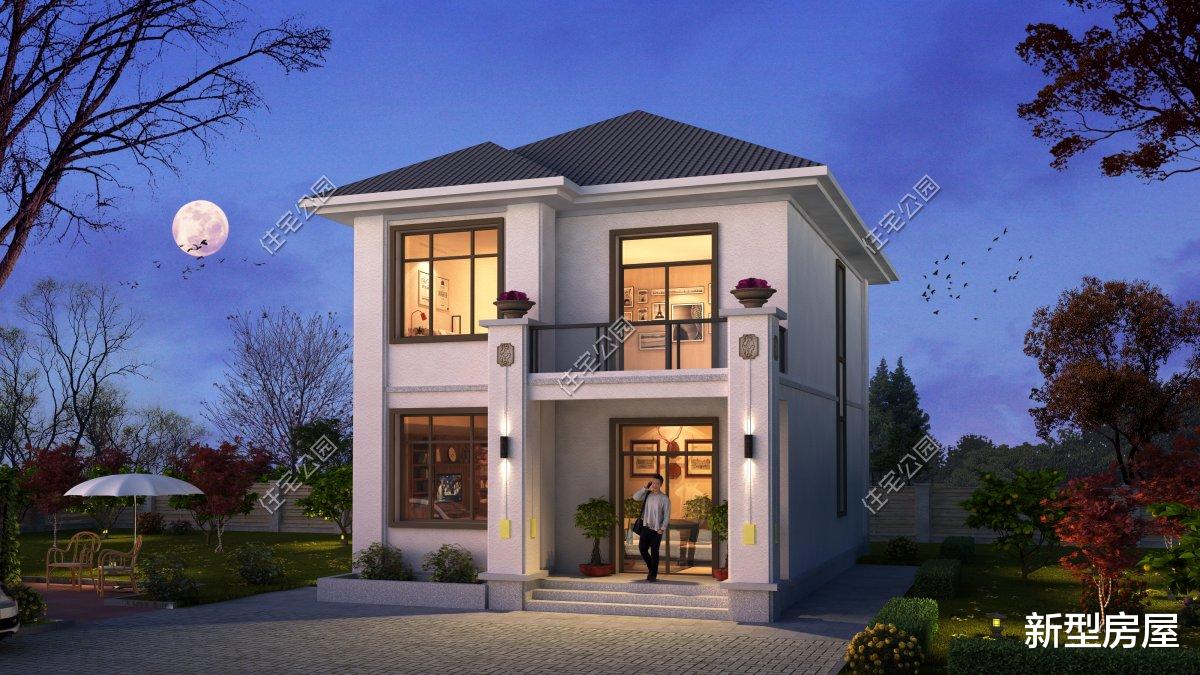 终于找到20万就能建好的农村别墅图纸,要建房的朋友赶紧收藏