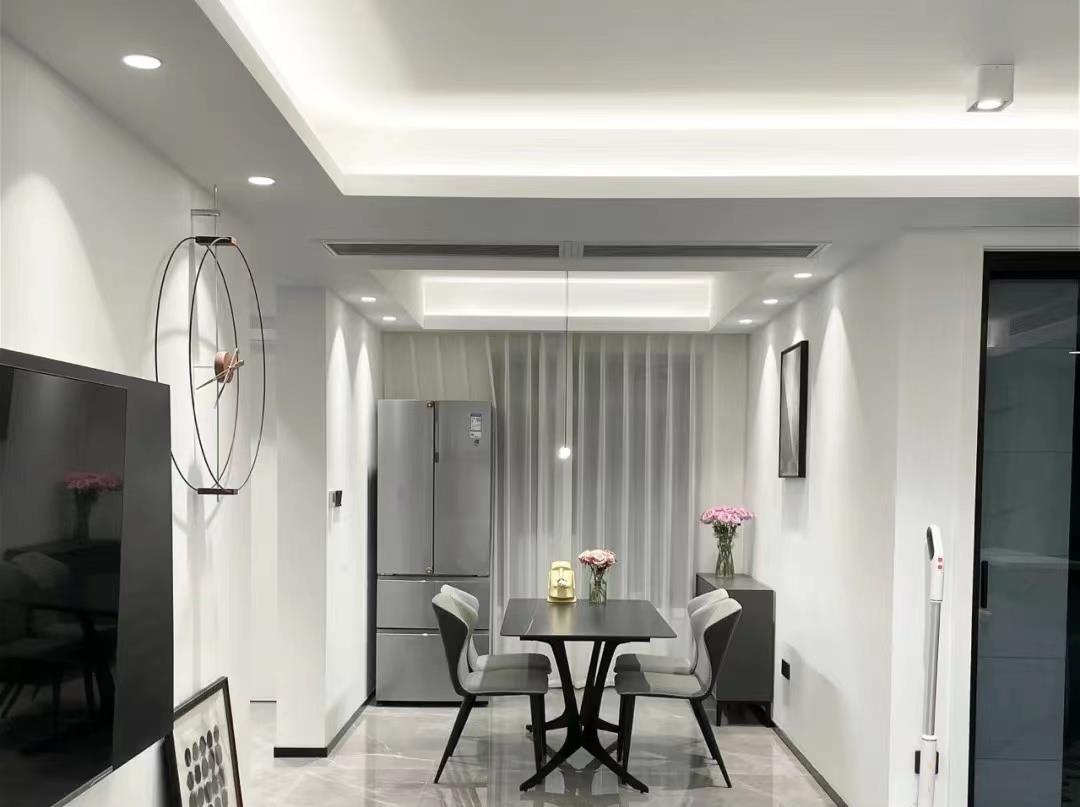 女主115㎡新家,巧用黑白灰色系,装出自己“理想家”的样子