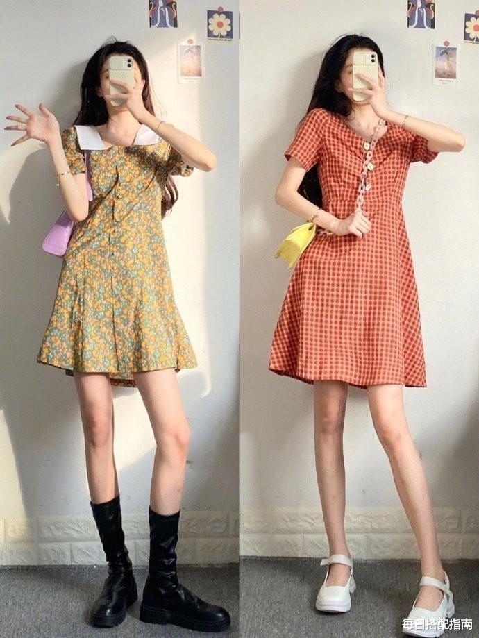 每日搭配指南|抓住夏天的尾巴，可盐可甜的“裙装”穿搭指南，减龄又显气质