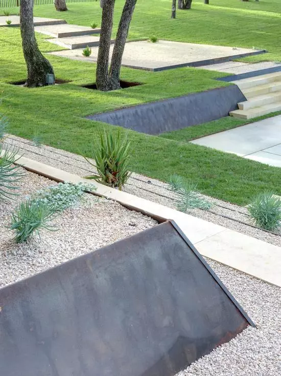 花园挡土墙,这样做太美了。