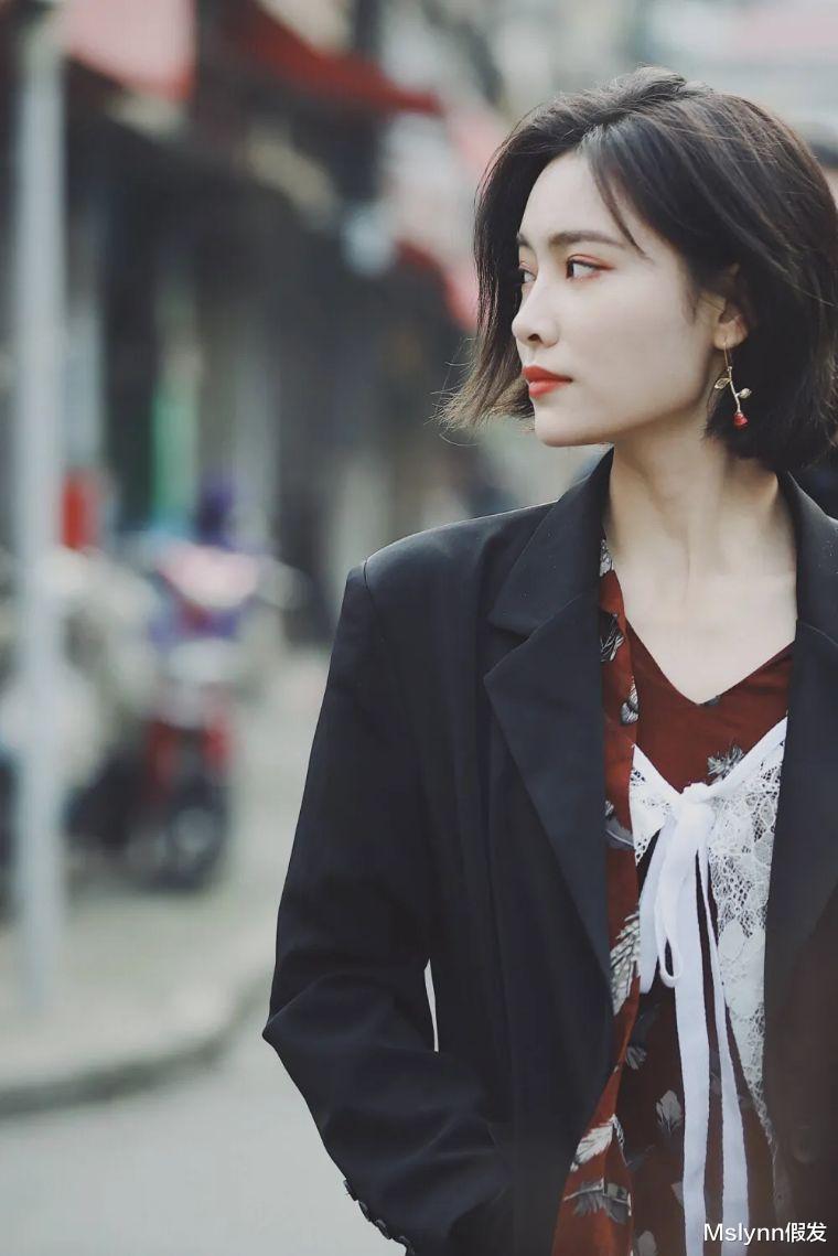 Mslynn假发|连女生都拒绝不了的酷帅短发，又美又飒真是绝了！