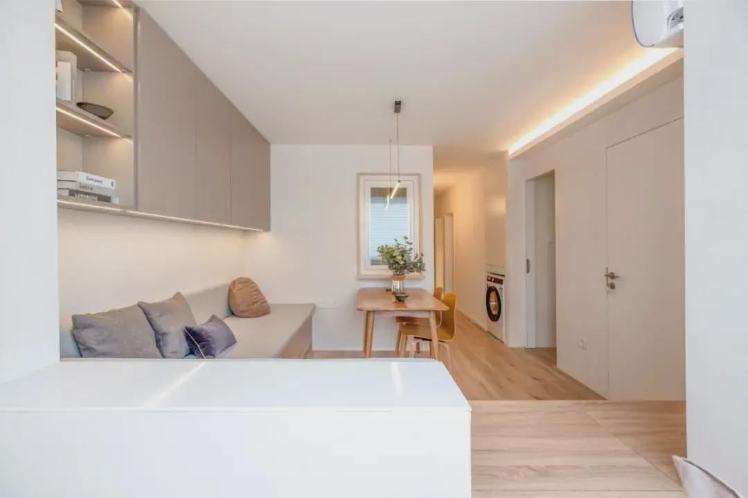 设计师|60㎡榨出三室一厅，空间极致利用，这么设计真是绝了