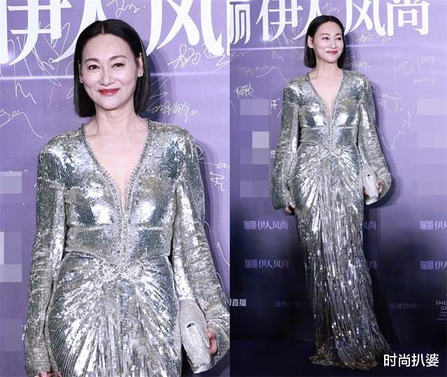 王力宏|红毯造型,蒋勤勤保守缝后背开叉,孔雪儿礼服过季海清运动装失礼