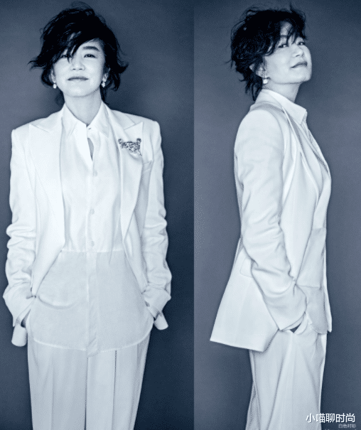 小喵聊时尚|66岁林青霞老得坦荡，不爱浓妆、也不爱高跟鞋，骨子里散发着优雅