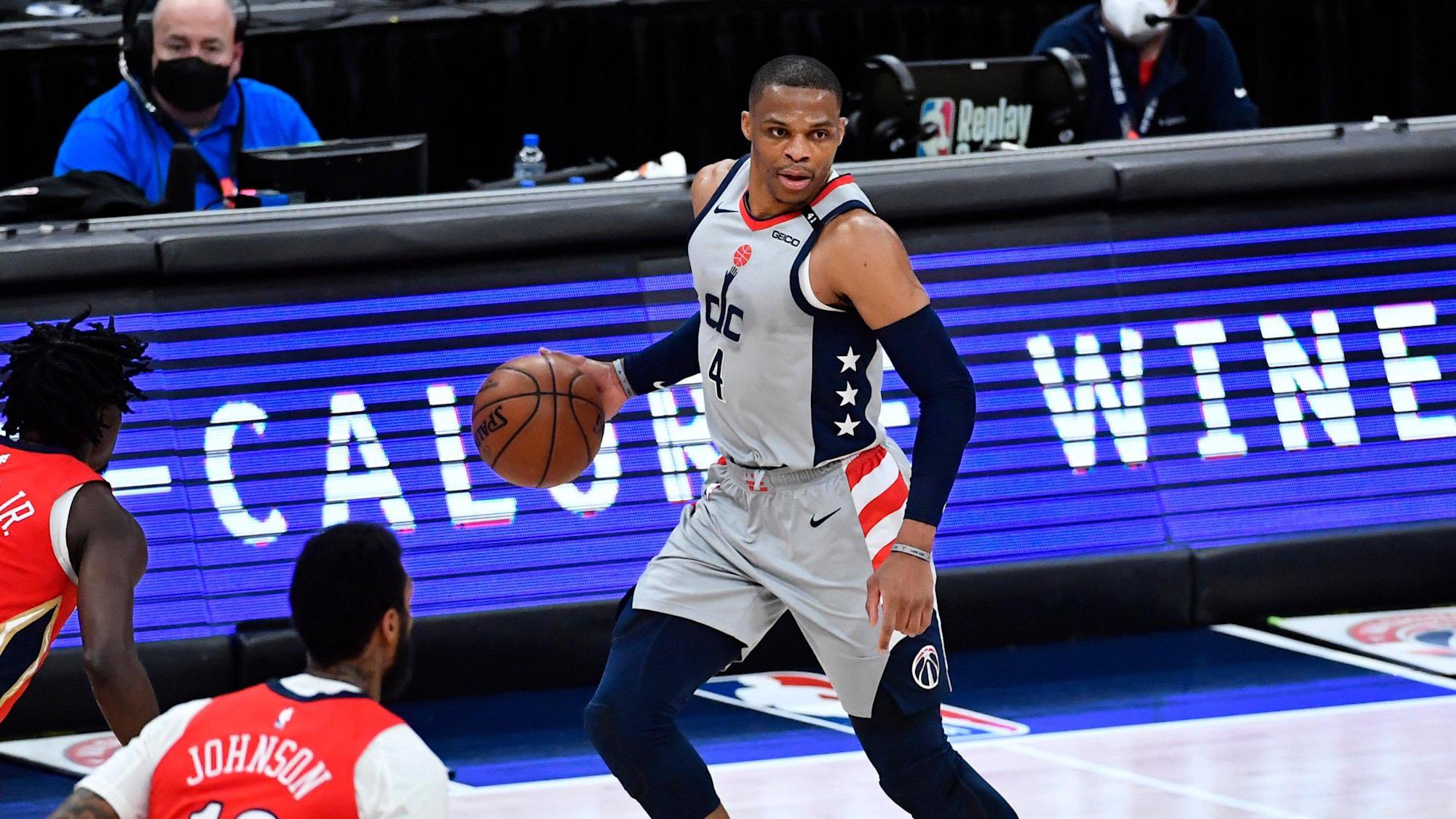 威斯布鲁克|关键先生！韦少关键时刻多项数据联盟第一，霸气回应：我还不知道呢