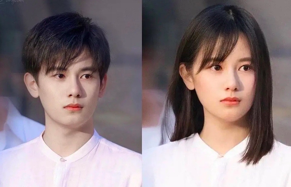 龚俊|男明星性转图来了，龚俊直接变周也，蔡徐坤眉毛再细点就成景甜了