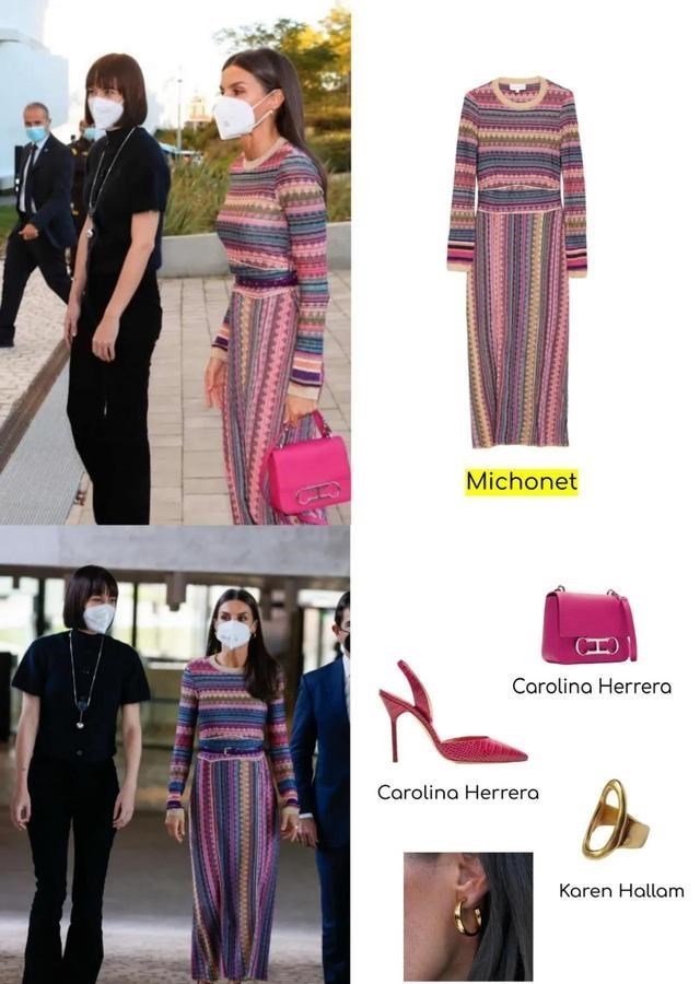 西班牙|两顶王冠,三个国家,15套着装,一篇看完西班牙王后忙而美的11月