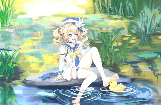 梵恩诗伊宁哥|原神：如果没有内鬼水环，芭芭拉性价比，会不会比七七高？