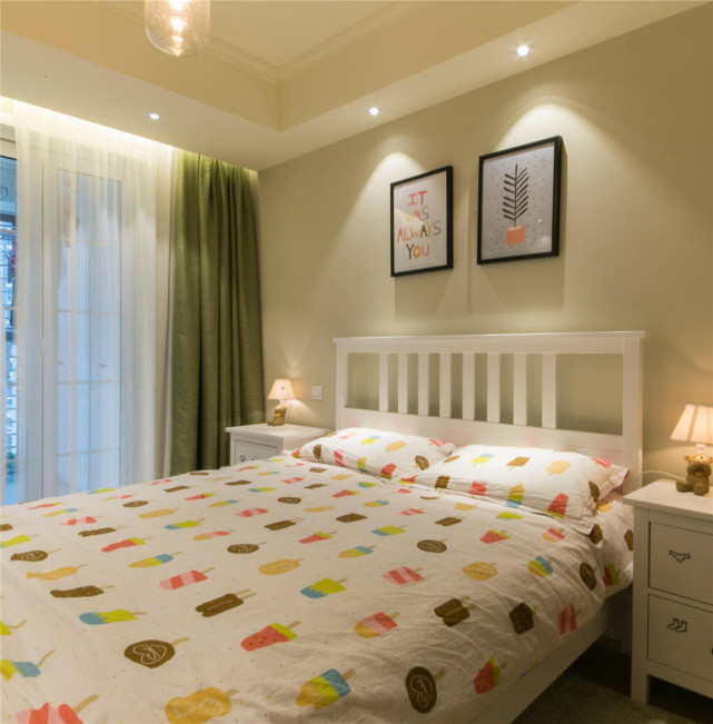 90㎡北欧式二居室,温馨简洁、自然清新的居所