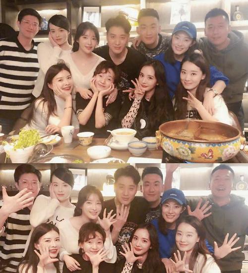 华晨宇|张小斐杨幂两人曾是同学，张小斐探班杨幂！看着关系还是不错的！