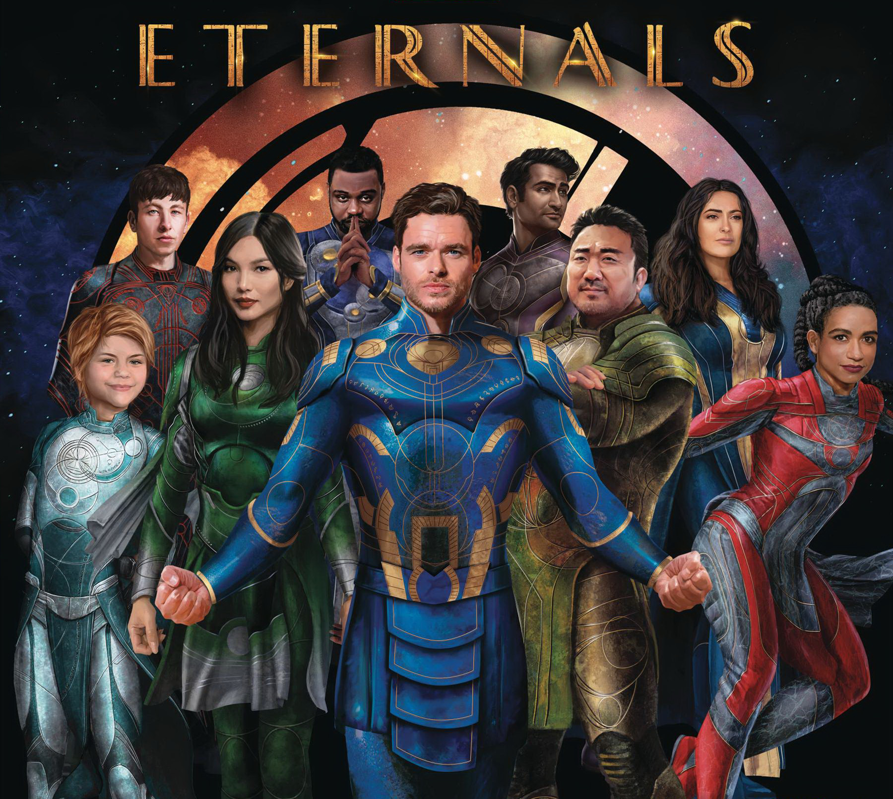 永恒族|《永恒族》11位英雄超能力曝光，他有望取代钢铁侠，当复仇者领袖