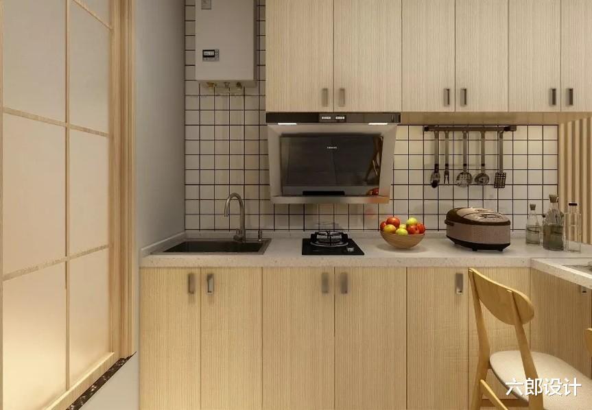 六郎设计|他俩的41㎡日式风美宅，长条户型装出小而美两居，通透宽敞太爱了！