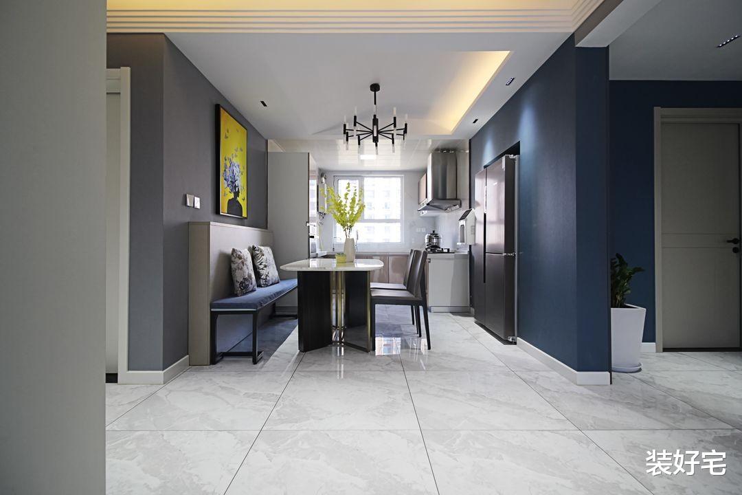 设计师|150平的现代三口之家，南北通透采光充足，时尚和舒适同时兼顾