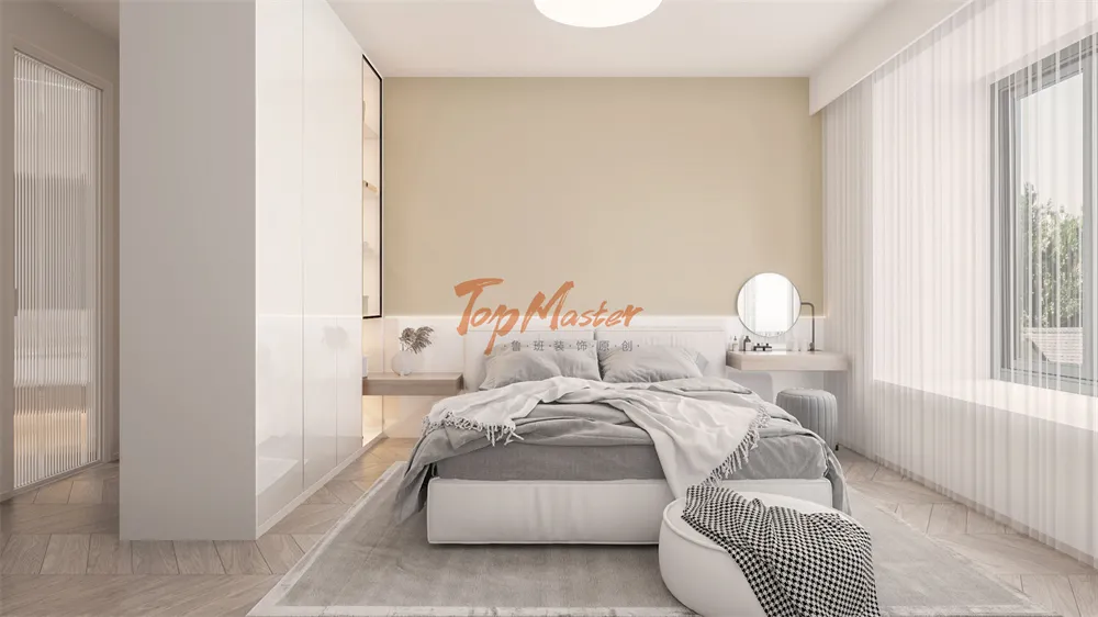 一于于|【鲁班装饰】吾悦首府120㎡北欧风格,自北向南的风