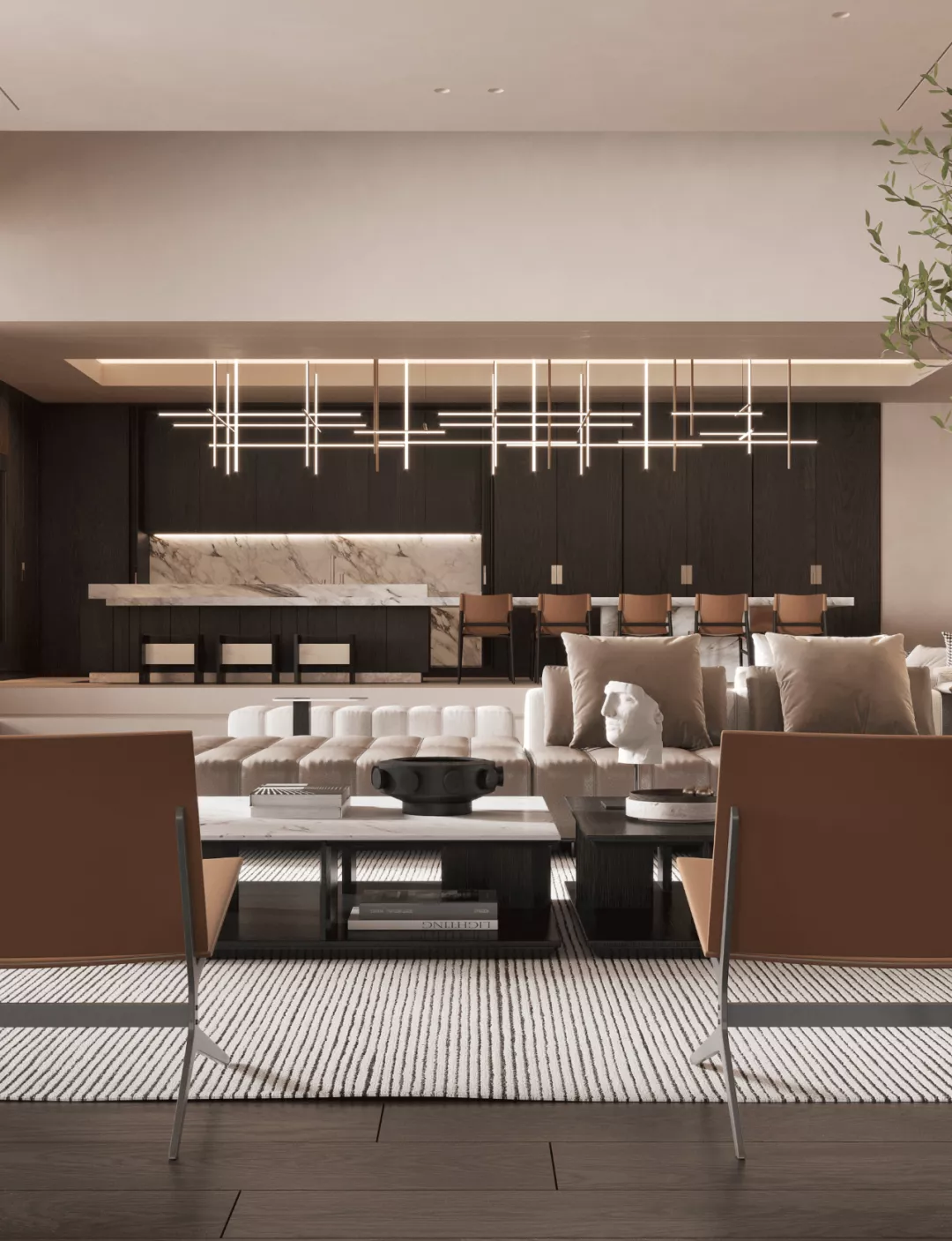 宁夏|170㎡轻奢豪宅，简约而又质感！