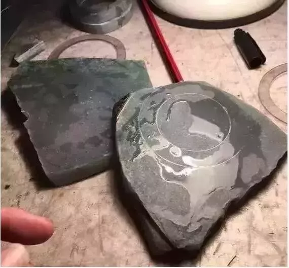 水冰|蓝水冰种翡翠开料,现场尖叫不断!