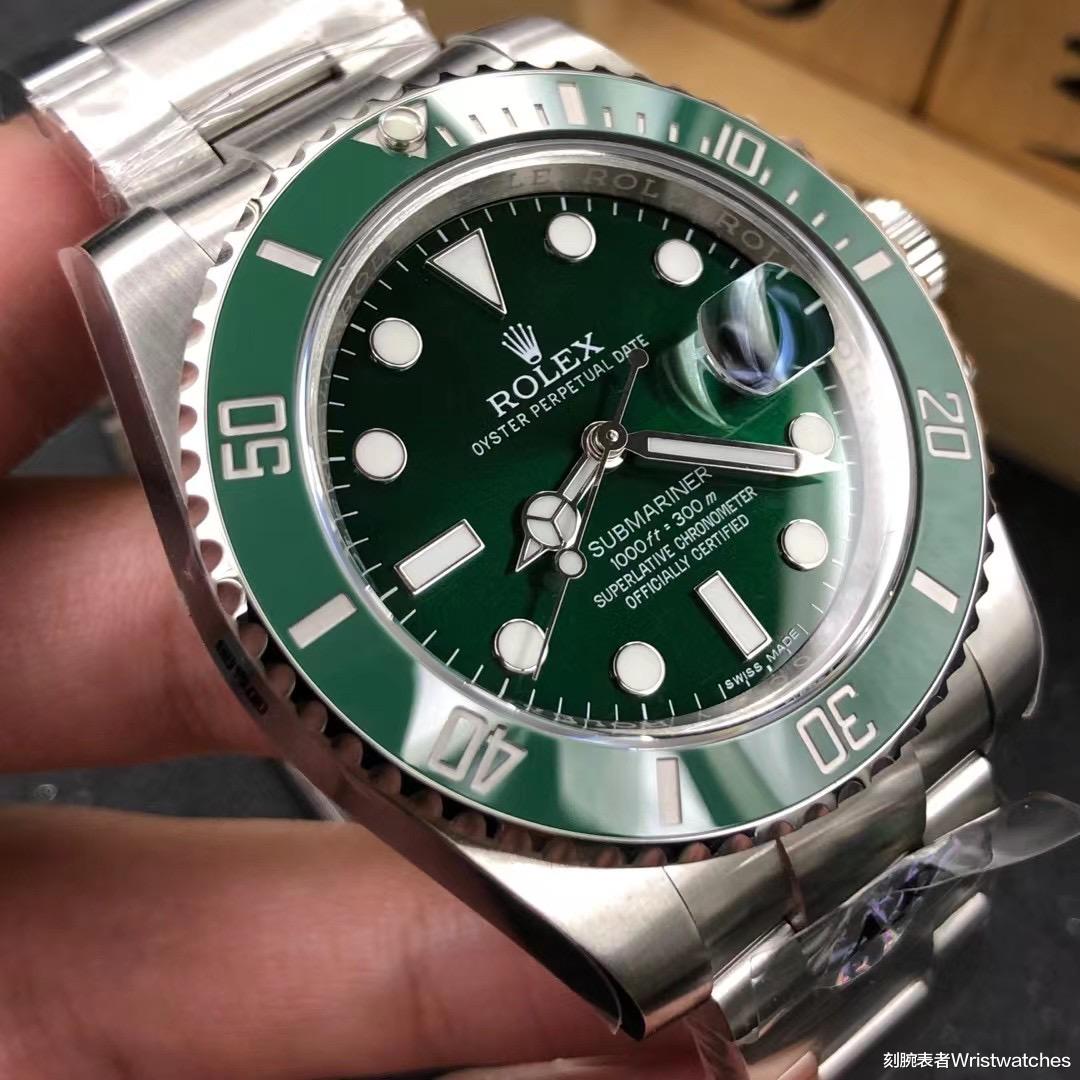 刻腕表者Wristwatches AR厂劳力士绿水鬼最新V4版本做工细节评测！