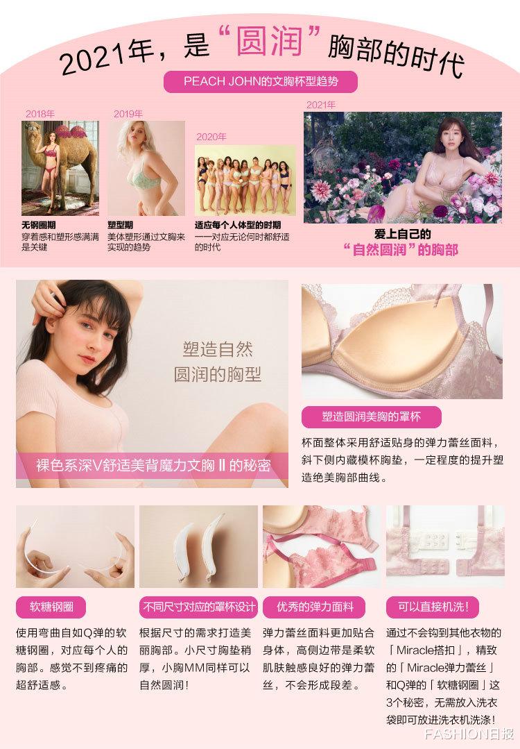FASHION日报 PEACH JOHN蜜桃派新品牌代言人·田中美奈实正式官宣